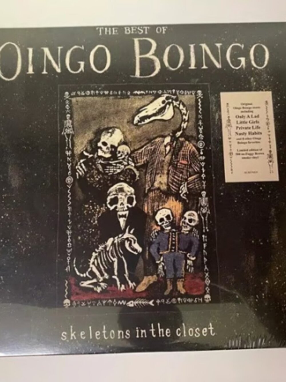 Oingo Boingo Skeletons In The Closet LP ~ Exclusive Color ~ Ltd 500 ~New/Sealed!